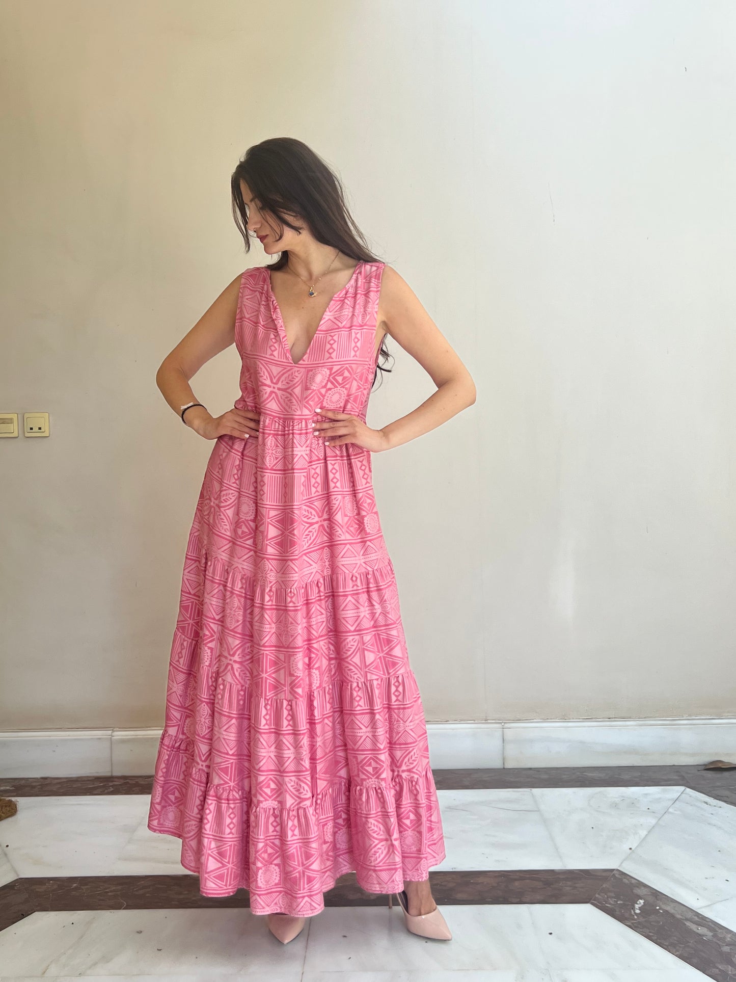Maxi Dress fuchsia