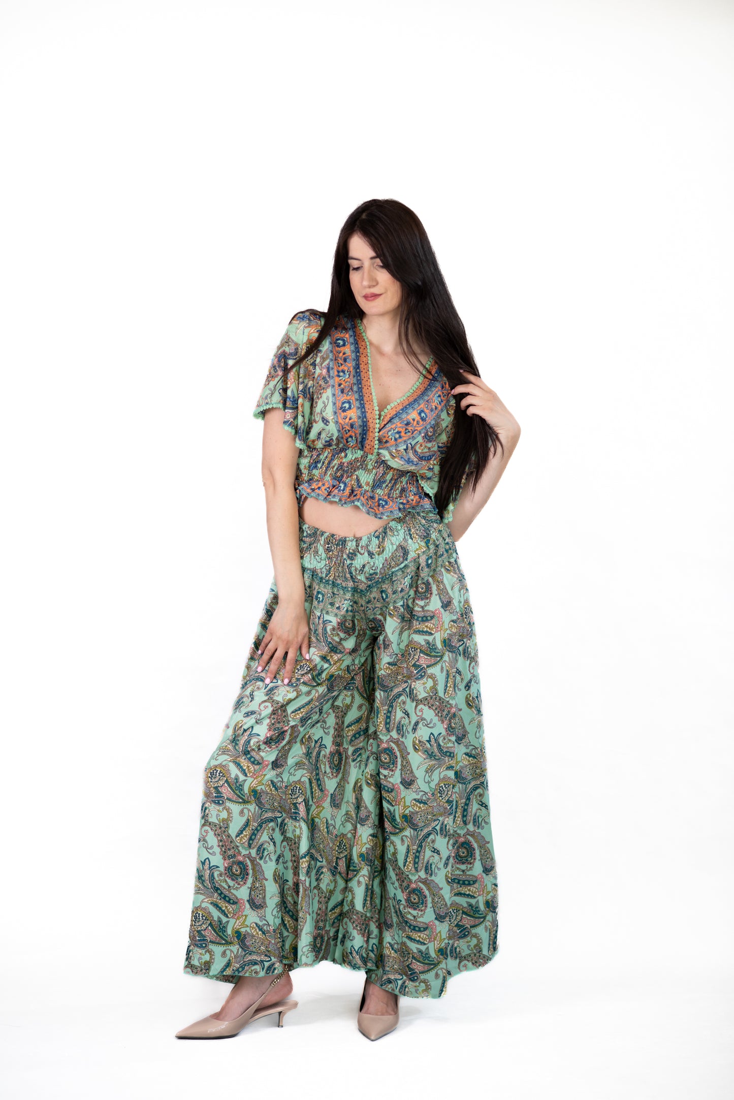 Μεταξωτό boho set