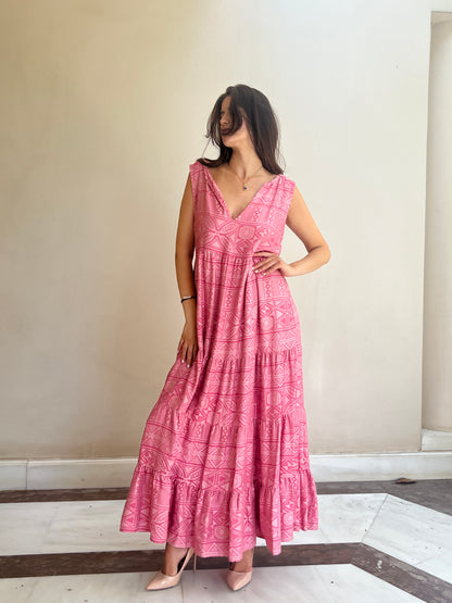 Maxi Dress fuchsia