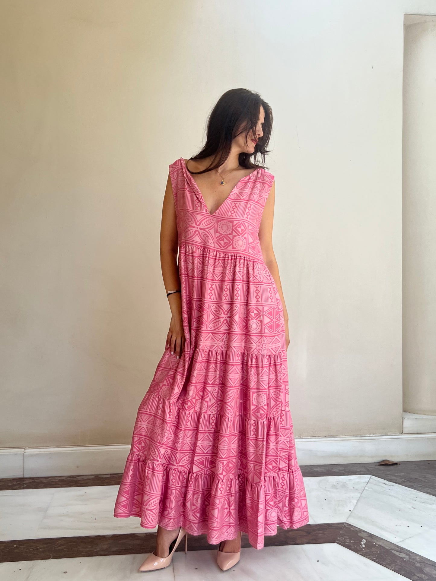 Maxi Dress fuchsia