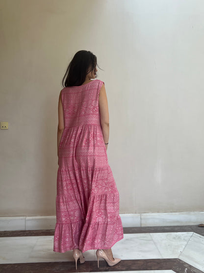 Maxi Dress fuchsia