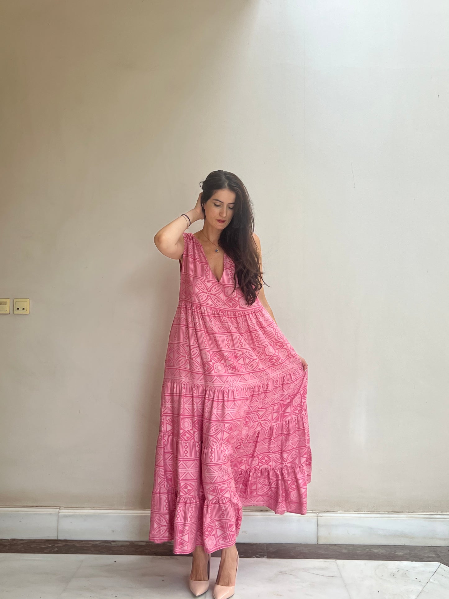 Maxi Dress fuchsia